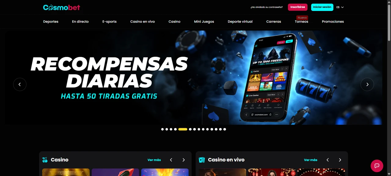 Captura de Cosmobet 1