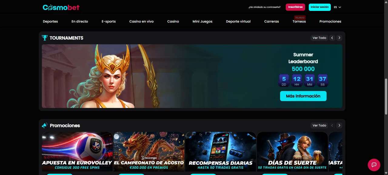 Captura de Cosmobet 2
