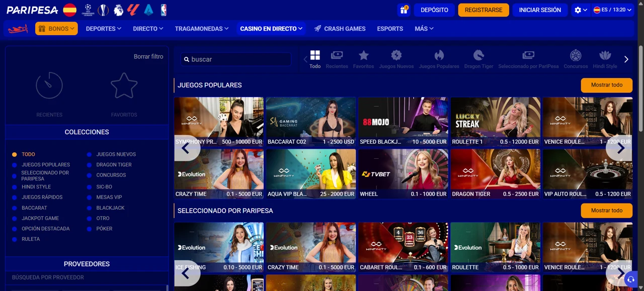 Captura de Paripesa 2