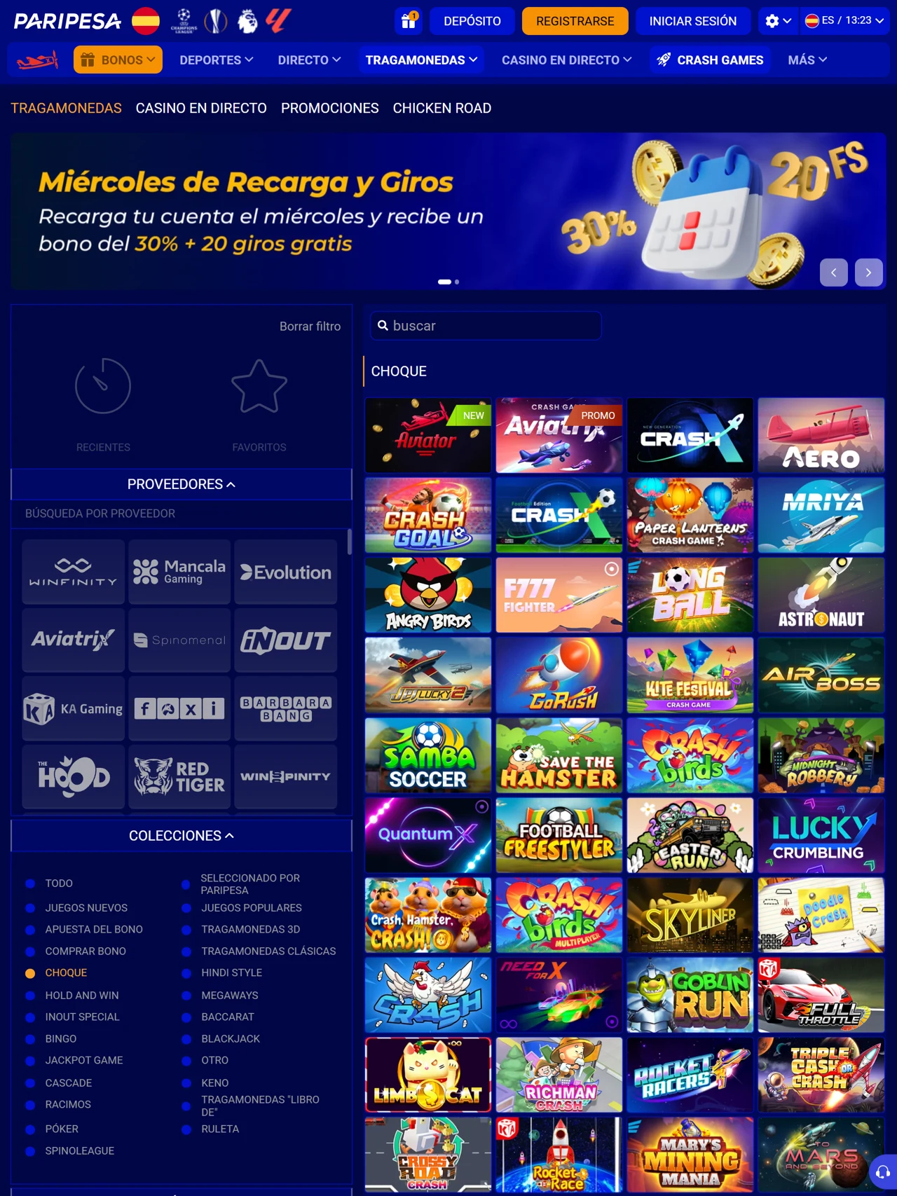 Captura de Paripesa 3
