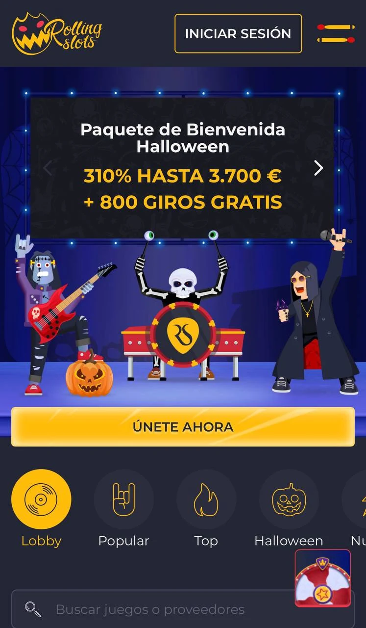 Captura de Rolling Slots 3