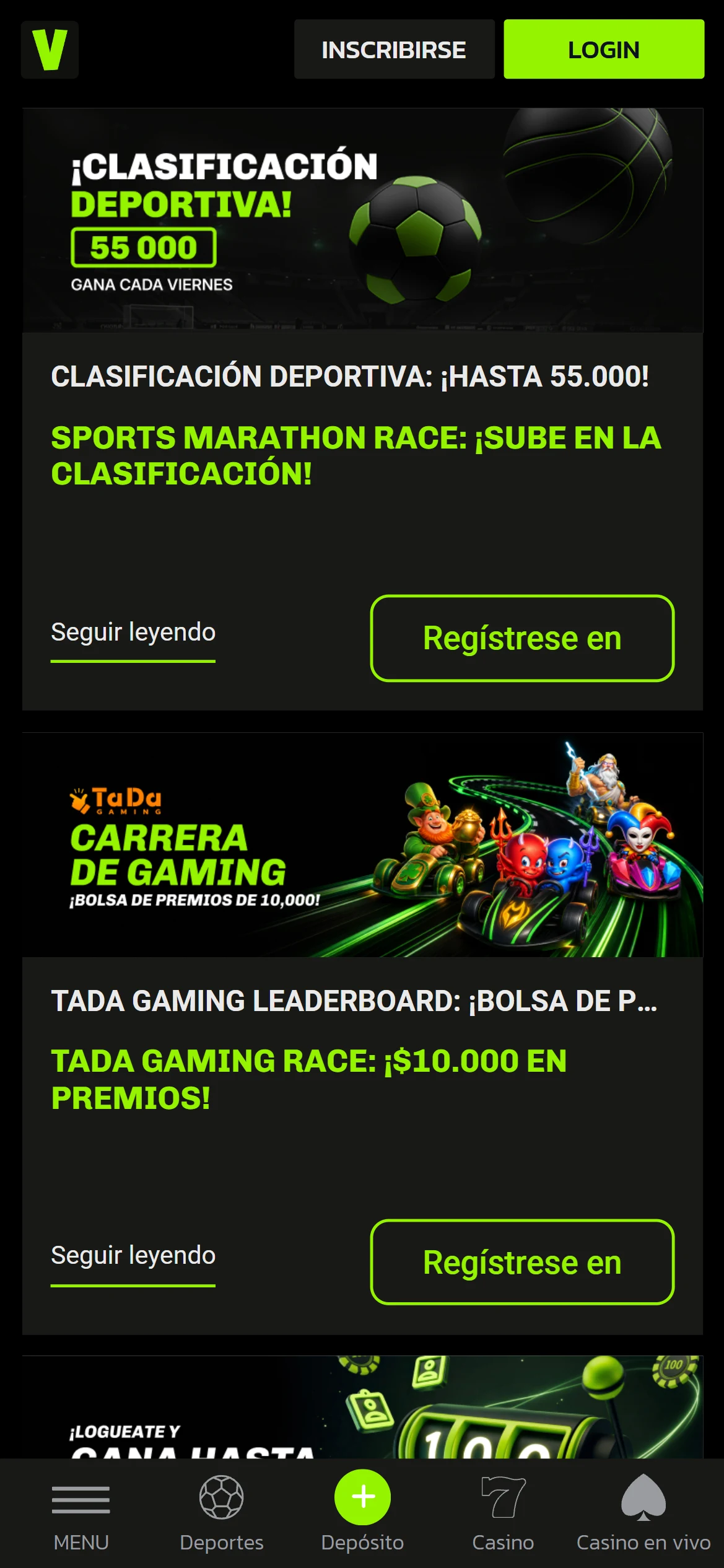 Captura de Velobet 3