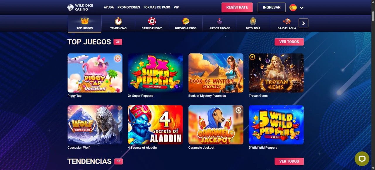 Captura de Wild Dice 2